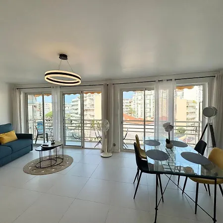 Apartamento Spacieux 3 Pieces Au Coeur De Juan Les Pins Antibes